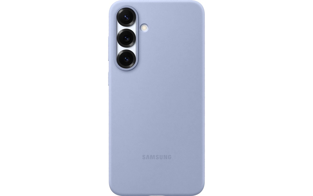 Samsung Coque arrière Silicone Galaxy S25+ Bleu clair