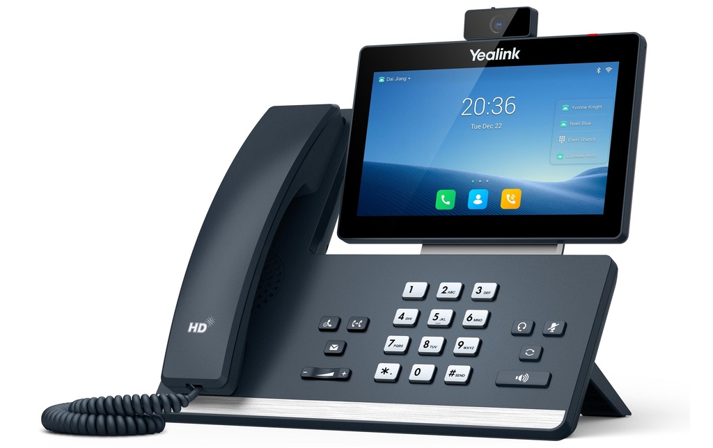 Yealink Téléphone de bureau T58W avec caméra Gris