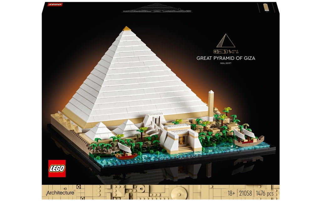 LEGO® Architecture La grande pyramide de Gizeh 21058