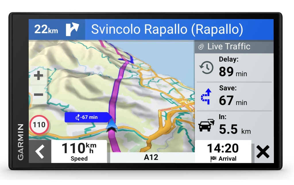 GARMIN Dispositif de navigation DriveSmart 76 EU MT-D, GPS