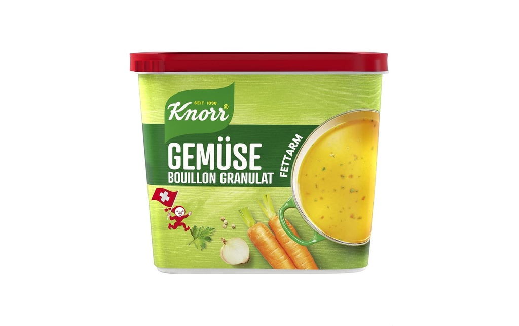 Knorr Extrait de légumes Bouillon granulé pauvre en graisse 600 g