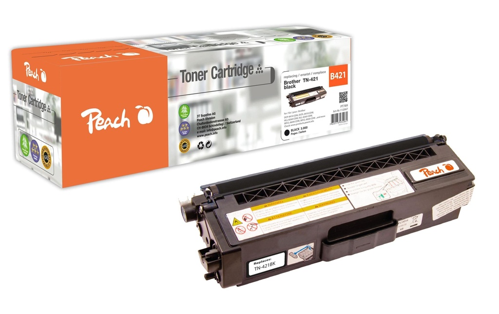 Peach Toner Brother TN-421BK noir