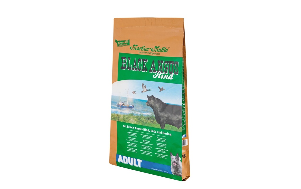 Markus Mühle Alimentation sèche Dog Black Angus Adult, 15 kg