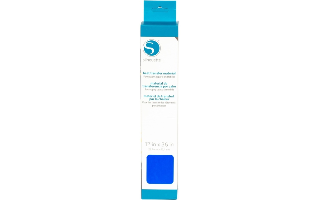 Silhouette Film thermocollant 30.5 cm x 91.4 cm Lisse, bleu néon