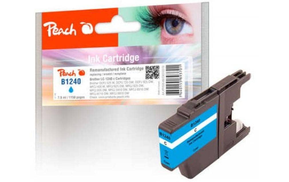 Peach Encre Brother LC-1240C Cyan