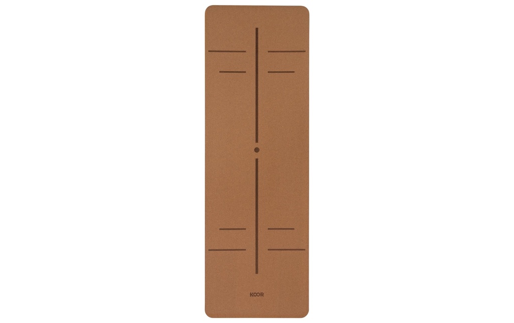 KOOR Tapis de yoga Liège Par 183 x 61 x 0.6 cm