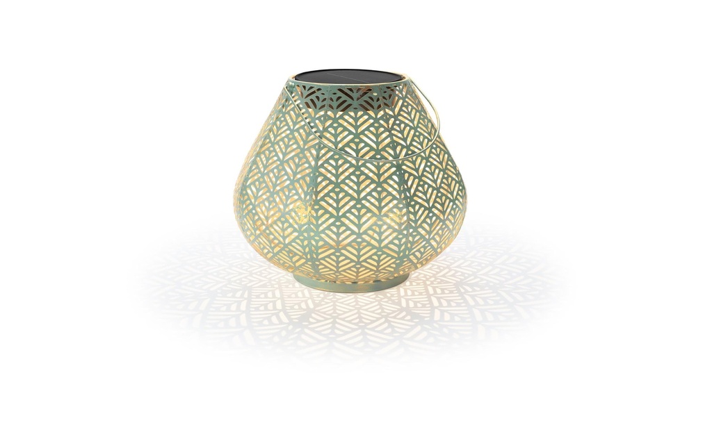 STT Lanterne Solar Antic Sofia, Ø 29 cm, Aqua