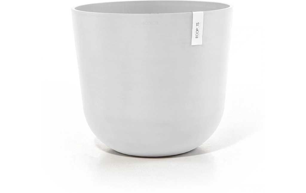 Ecopots Pot de fleur Oslo Ø 55 cm Blanc