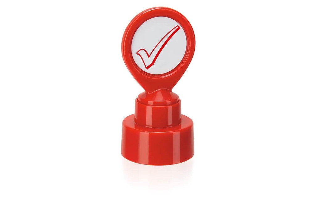 Colop Tampon Motivation Coche Symbole, Rouge