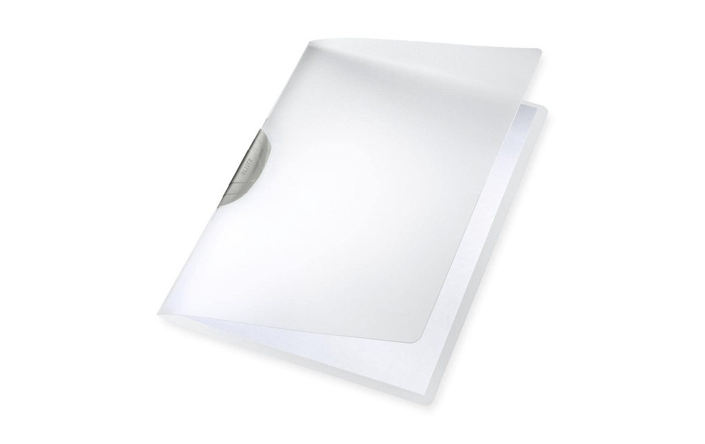 Leitz Chemises à clip Color-Clip Gris/Semi-transparent