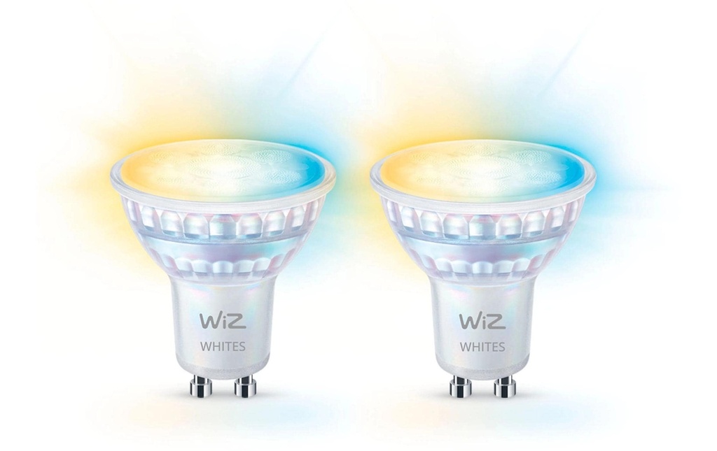 WiZ Ampoules Pack double de 50W GU10 Tunable White