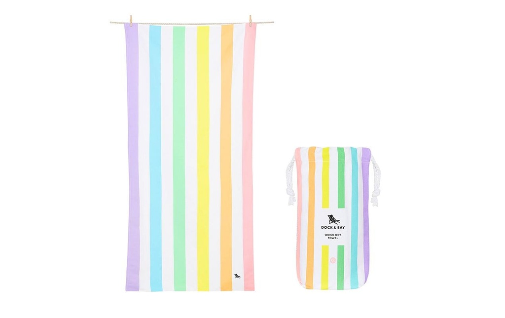 Dock & Bay Serviette de plage Cabana XL, Unicorn Waves