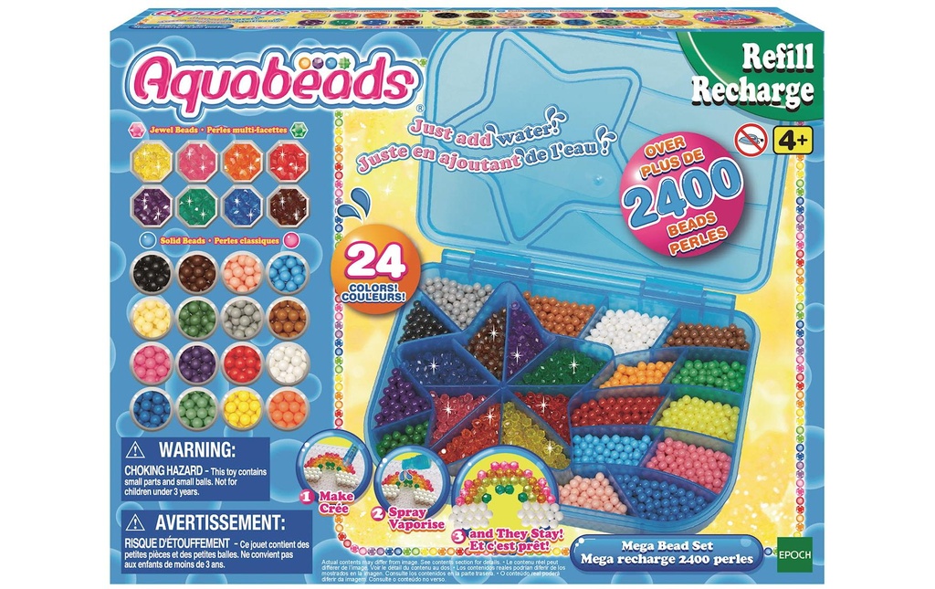 Aquabeads Kits de bricolage Maxi boîte de recharge