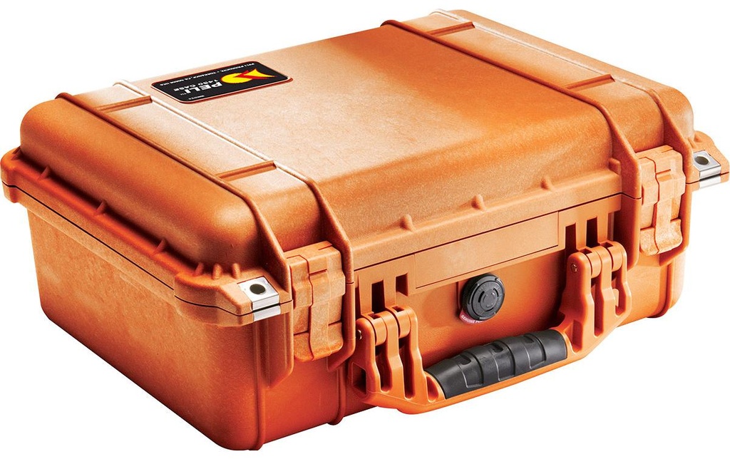 Peli Mallette de protection 1450 sans garniture en mousse, orange