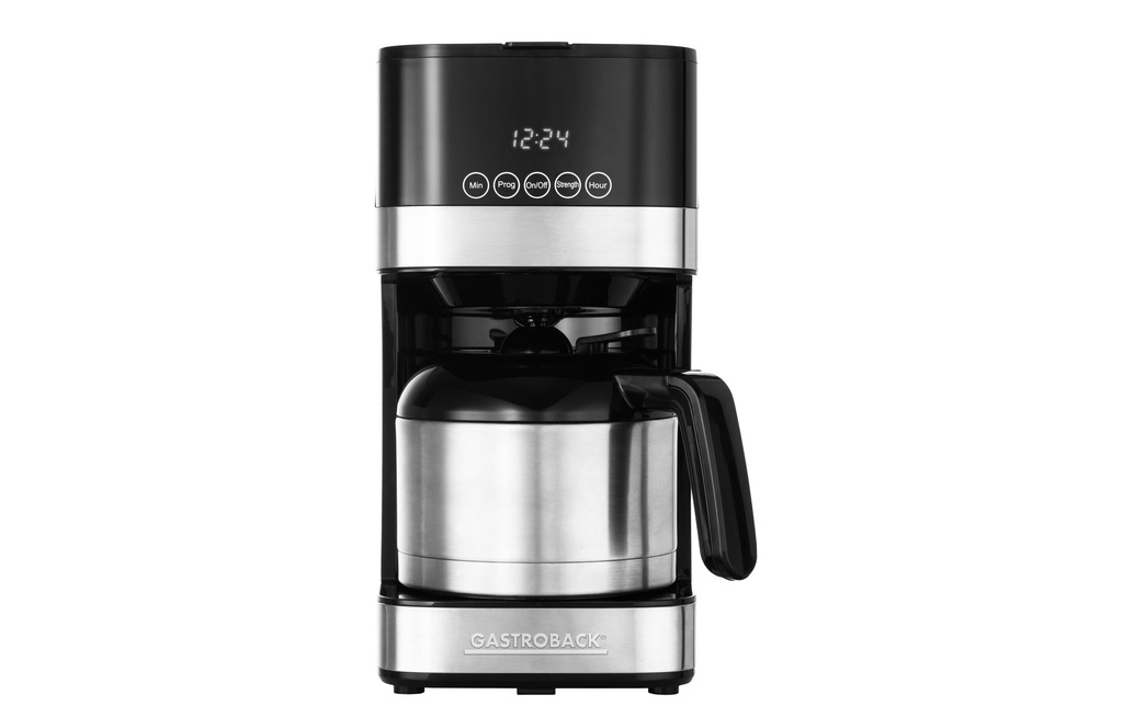 Gastroback Cafetière filtre Essential S Noir/Argenté