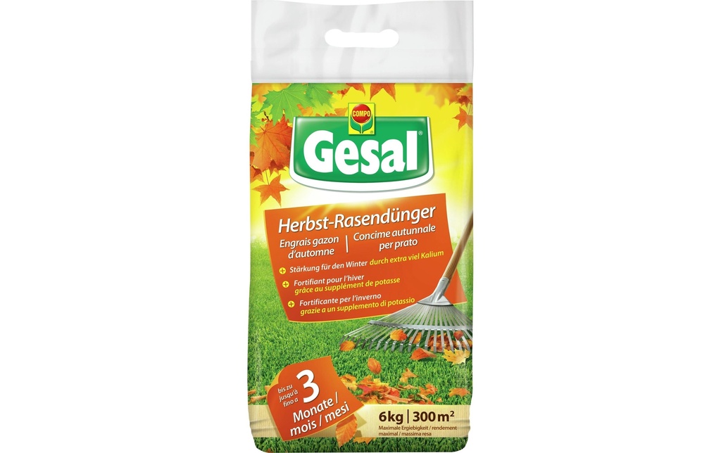 Gesal Engrais gazon d'automne 6 kg