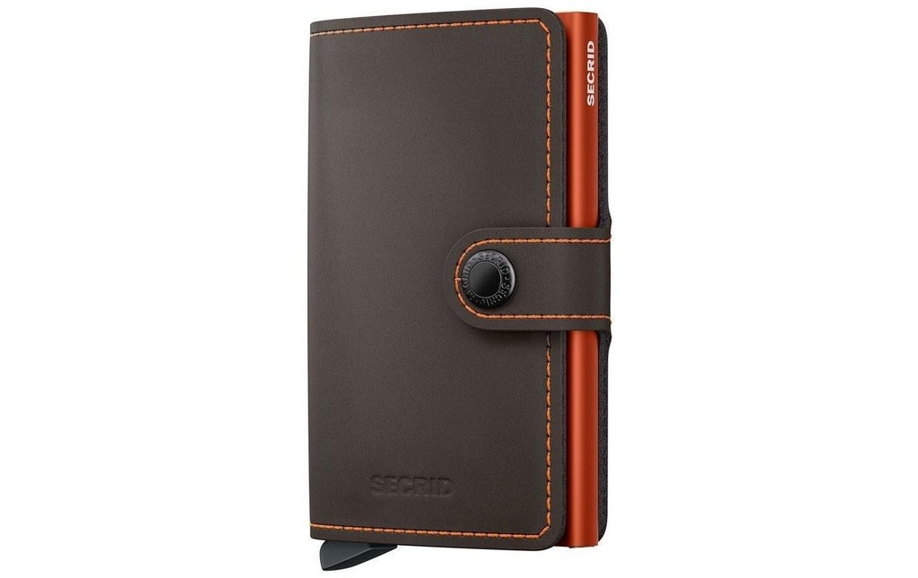 SECRID Portefeuille Mini portefeuille Truffe orange mat