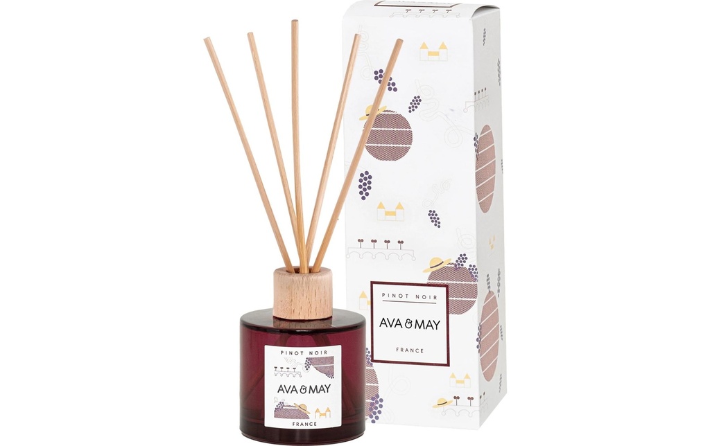 AVA & MAY Bâtonnets parfumés Pinot noir 100 ml