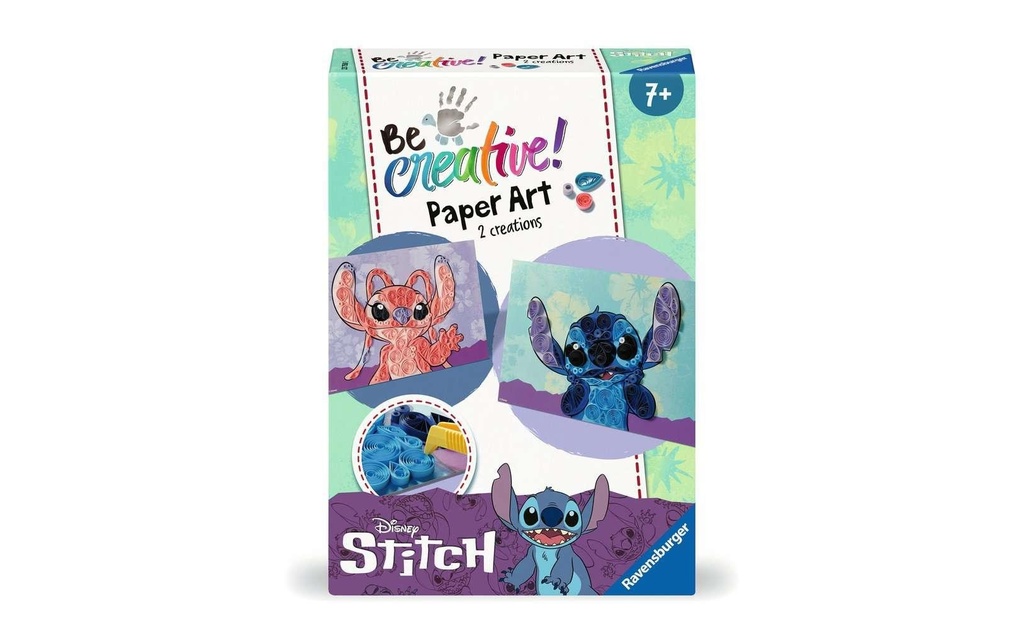 Ravensburger Kits de bricolage Be Creative Paper Art Quilling Disney: Stitch