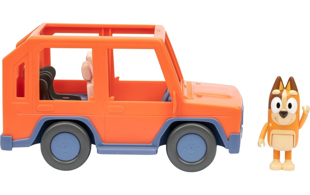 moose Ensemble de pions Bluey voiture familiale