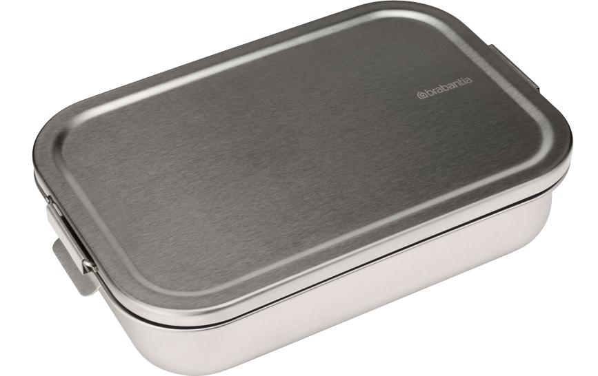 Brabantia Boîte casse-croûte Make & Take 2 l, Argenté