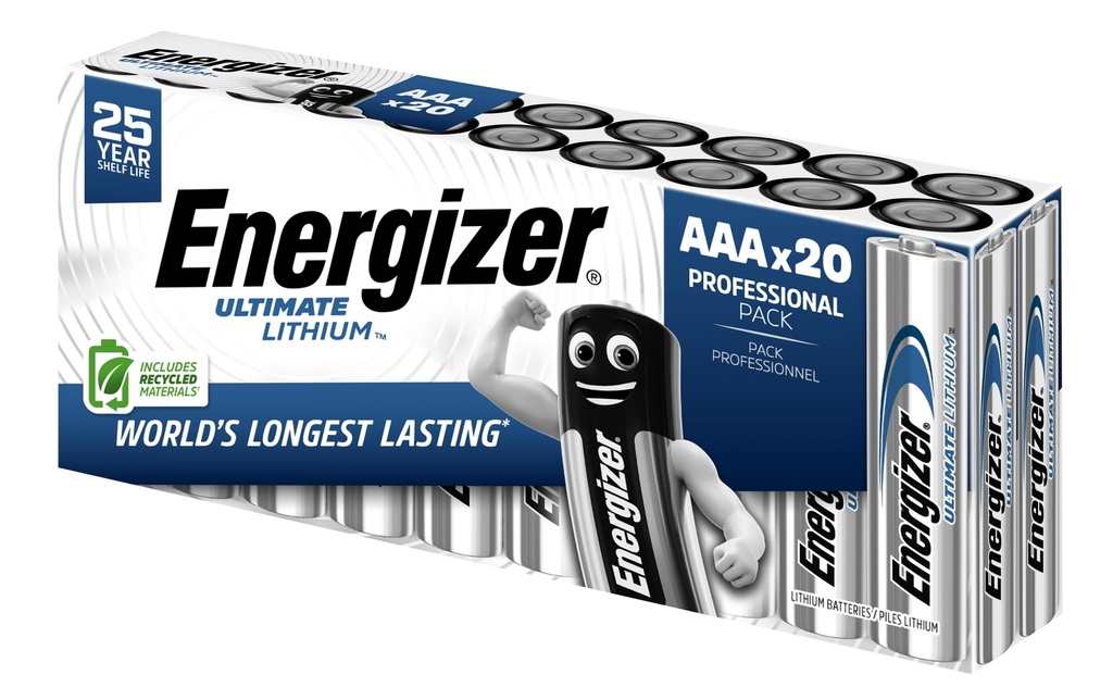 Energizer Pile Ultimate Lithium AAA , 20 Pièce/s