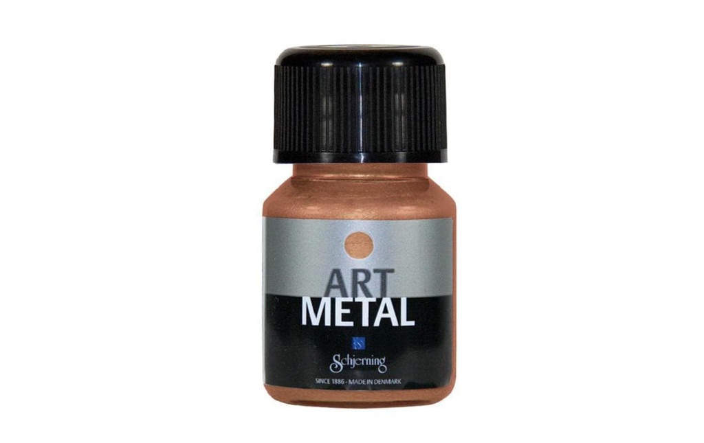 Schjerning Peinture métallisée Art Metal 30 ml, cuivre