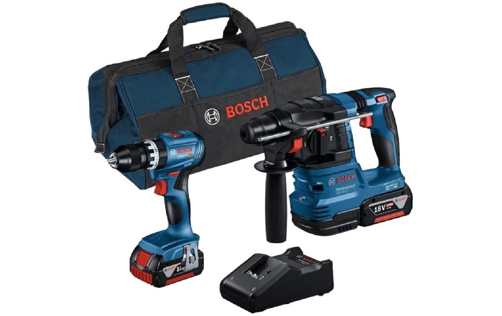 Bosch Professional Set di utensili per batteria 18 V Combo Kit