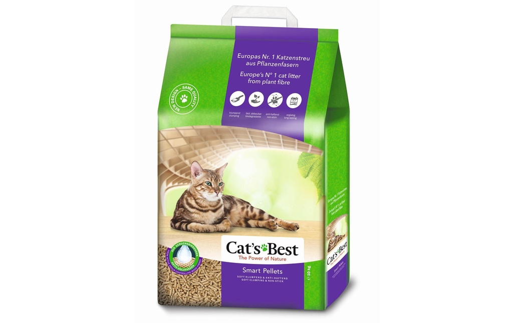 CAT'S BEST Litière pour chat Smart Pellets 20 l