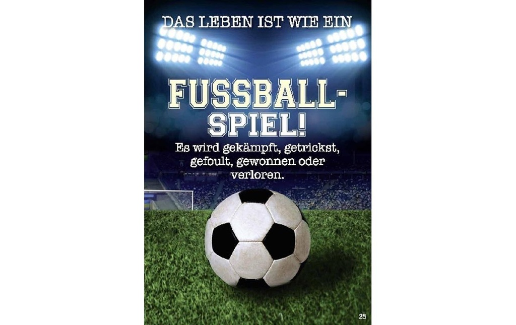 Depesche Carte musicale mobile Anniversaire, football