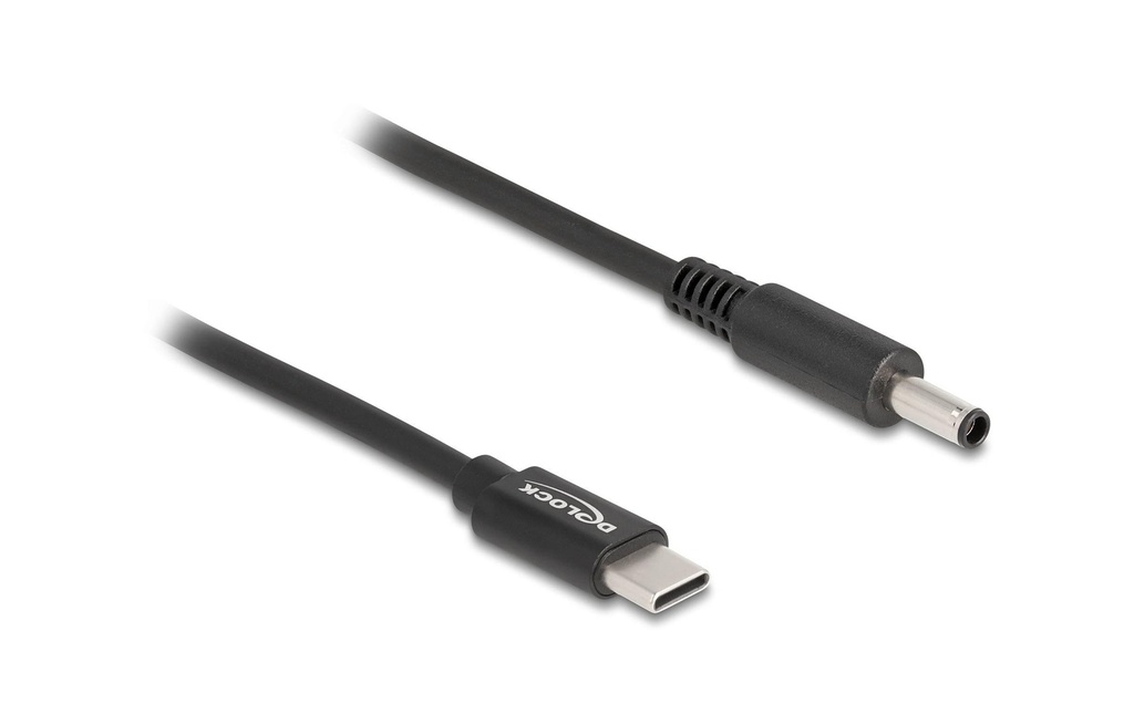 Delock Câble de chargement USB-C vers Dell 4.5 x 3.0 mm mâle 1.5 m