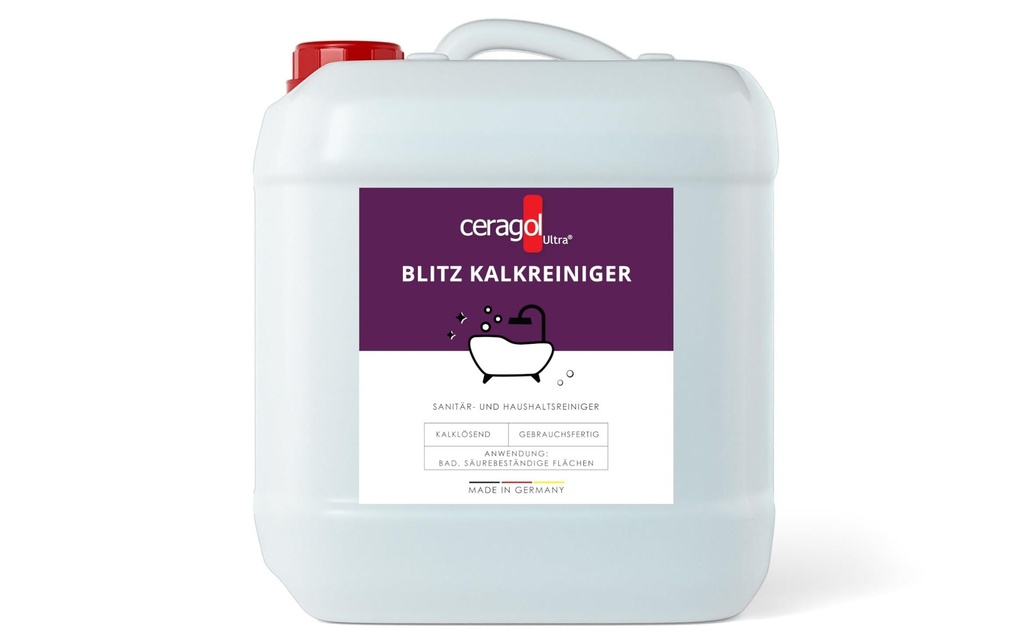 Ceragol Nettoyant pour salle de bains Blitz Nettoyant anticalcaire 10 l