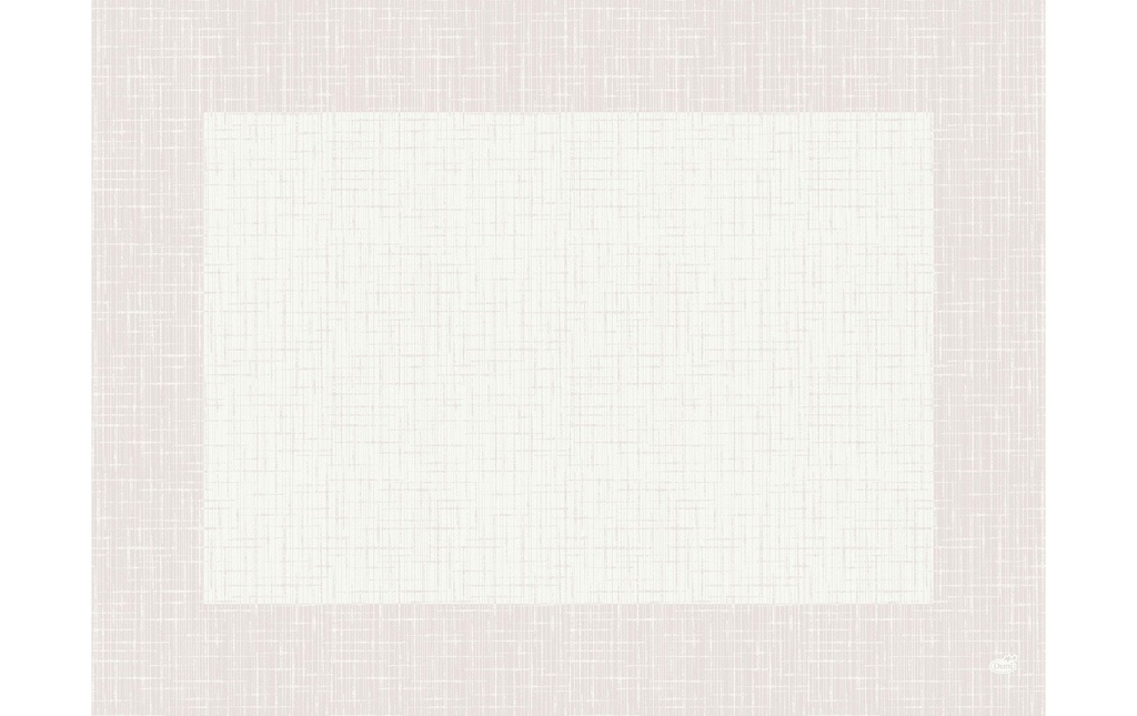 Duni Set de table Bio DC Linnea 100 pièces, 30 cm x 40 cm, Blanc