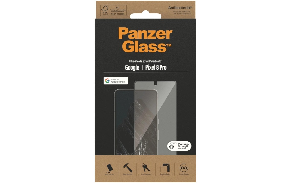 Panzerglass Protection d’écran Ultra Wide Fit Pixel 8 Pro