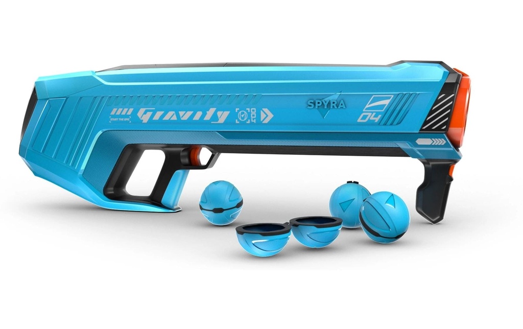 Spyra Pistolet à eau Gravité Bleu