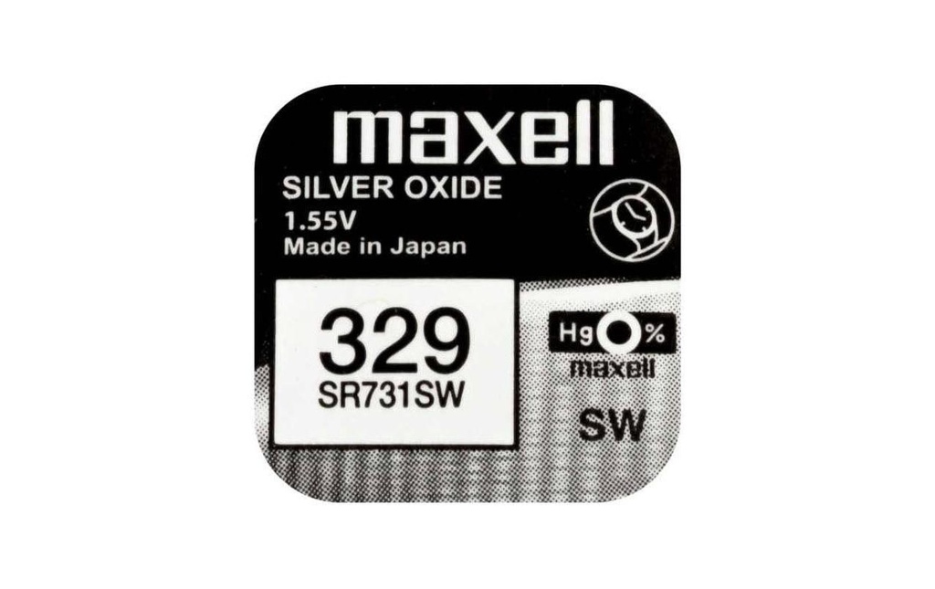 Maxell Pile bouton 329 SR731SW , 10 Pièce/s