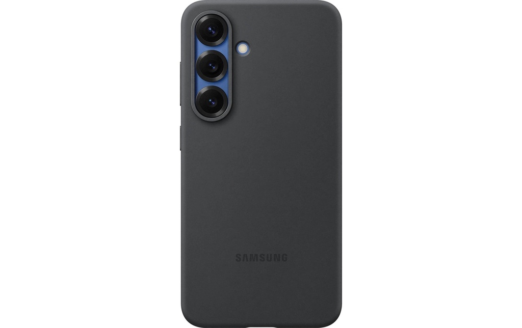 Samsung Coque arrière Silicone Galaxy S25 Noir