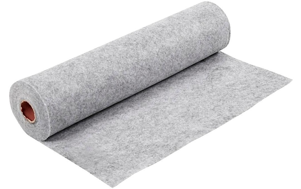 Creativ Company Feutre de bricolage 180-200 g, Gris, 1 rouleau