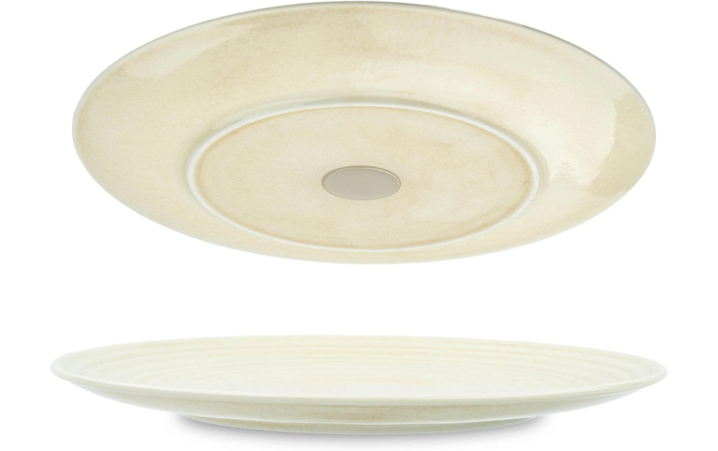 Silwy Assiette magnétique en porcelaine SAND 26 cm