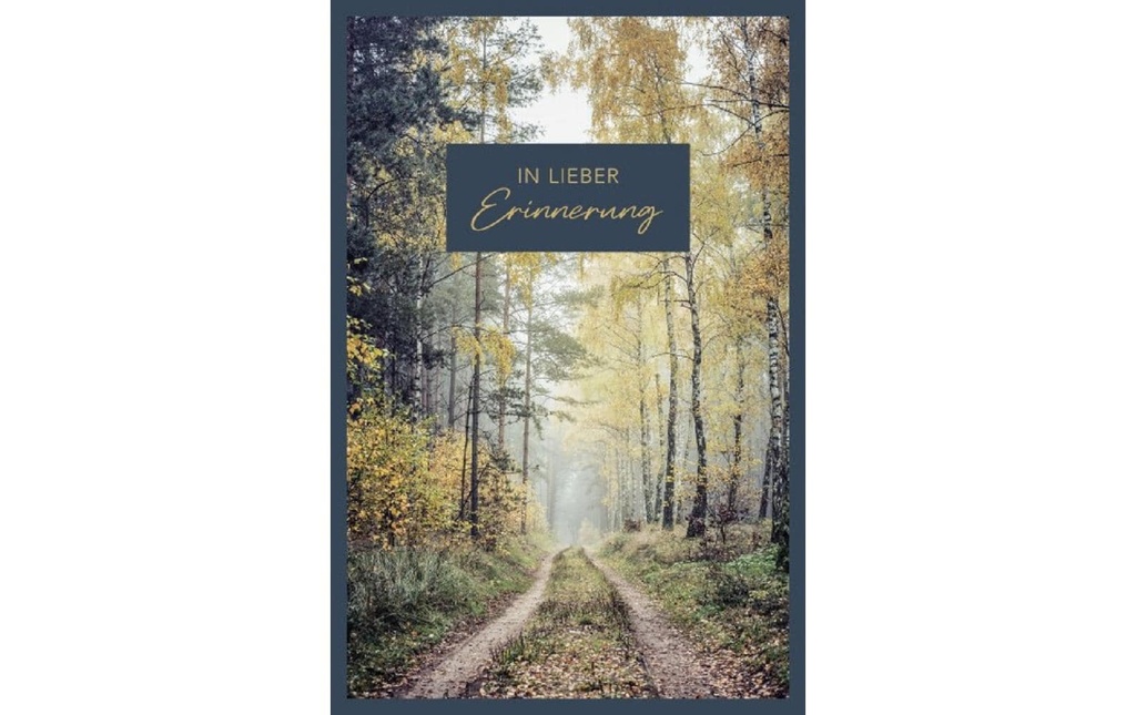 ABC Carte de condoléances forêt, B6, avec enveloppe