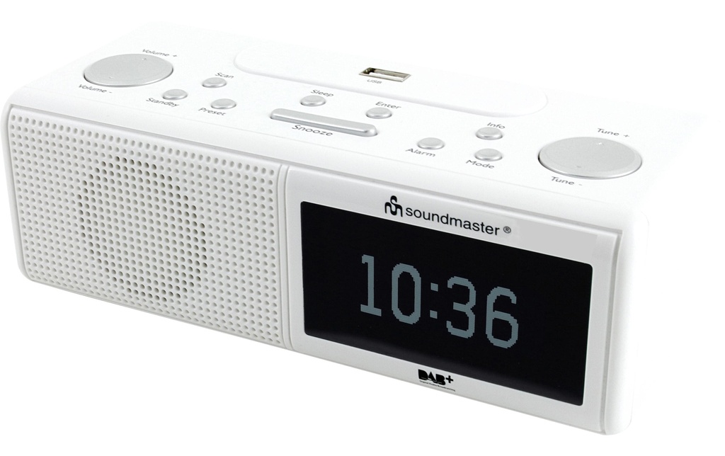 soundmaster Radio-réveil UR8350 Blanc