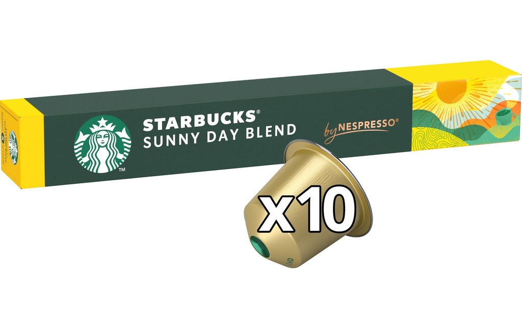 Starbucks Capsules de café Sunny Day Blend 10 pièce