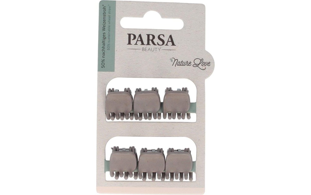 Parsa Beauty Pince à cheveux Nature Love Taupe