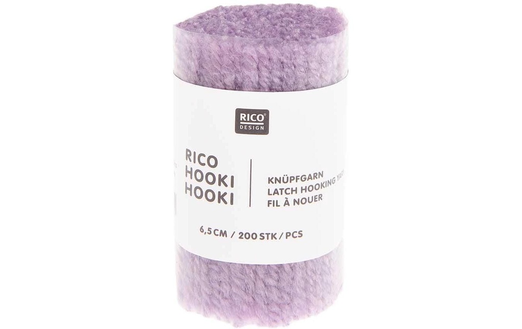 Rico Design Fil à nouer Hooki Lilas