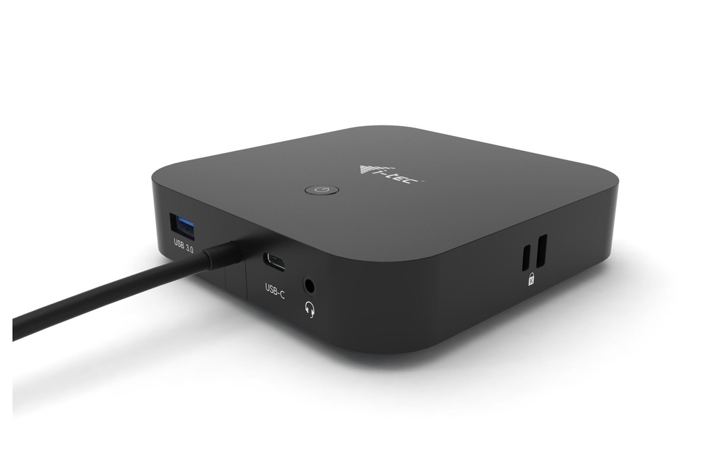 i-tec Station d'accueil USB-C Dual 4K PD 100W y compris bloc d'alimentation
