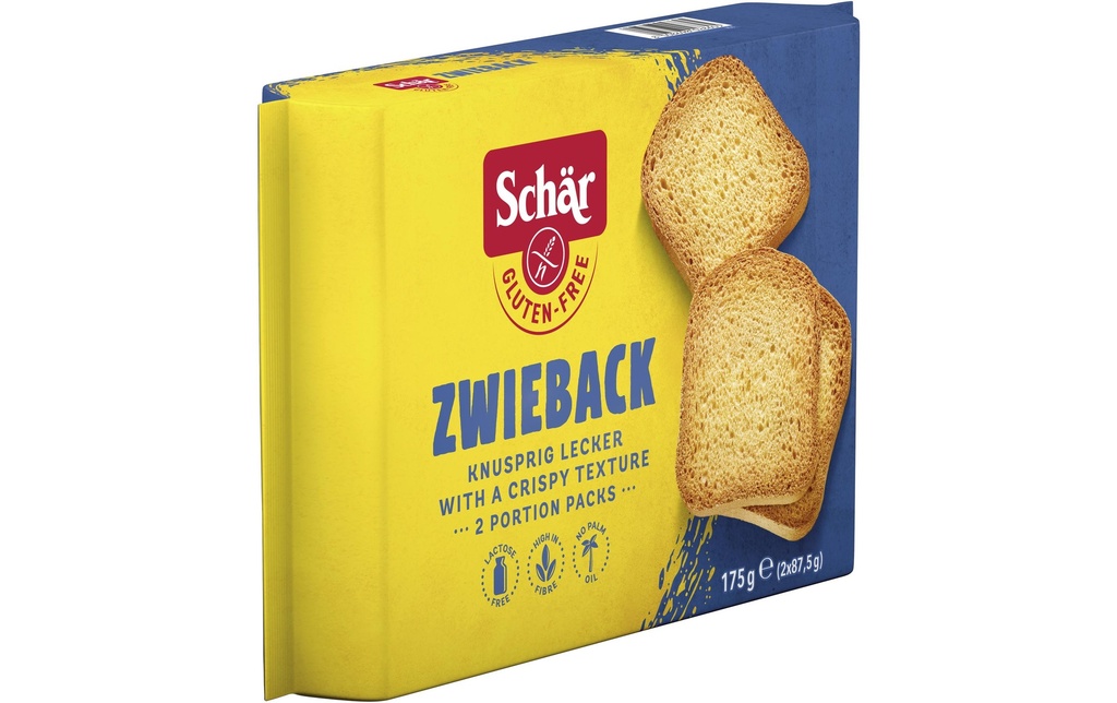 Dr.Schär Zwieback sans gluten 175 g