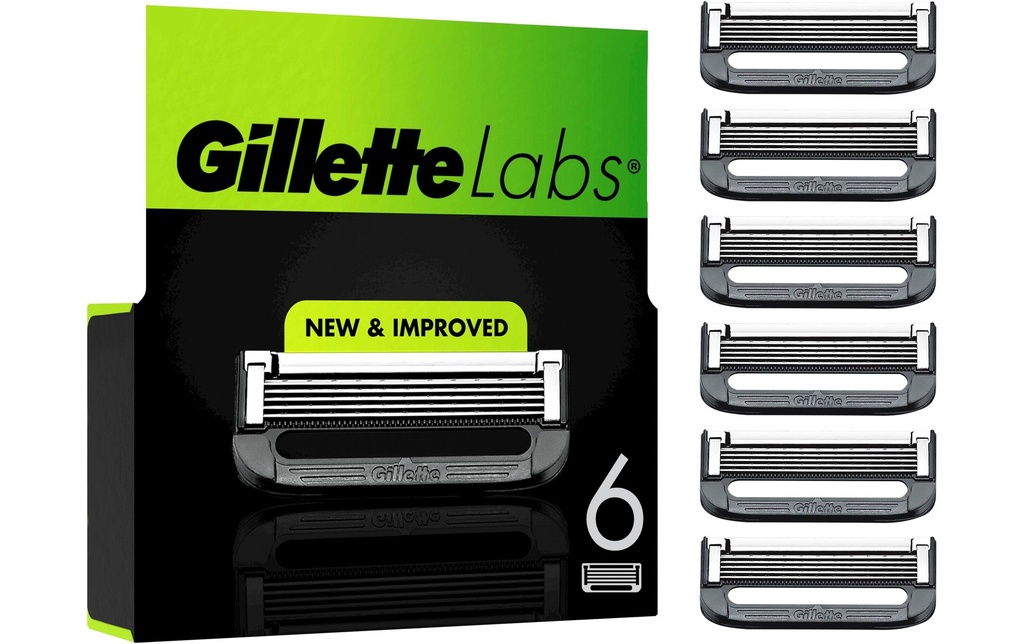 Gillette Lames de rasoir GilletteLabs 6 pièces