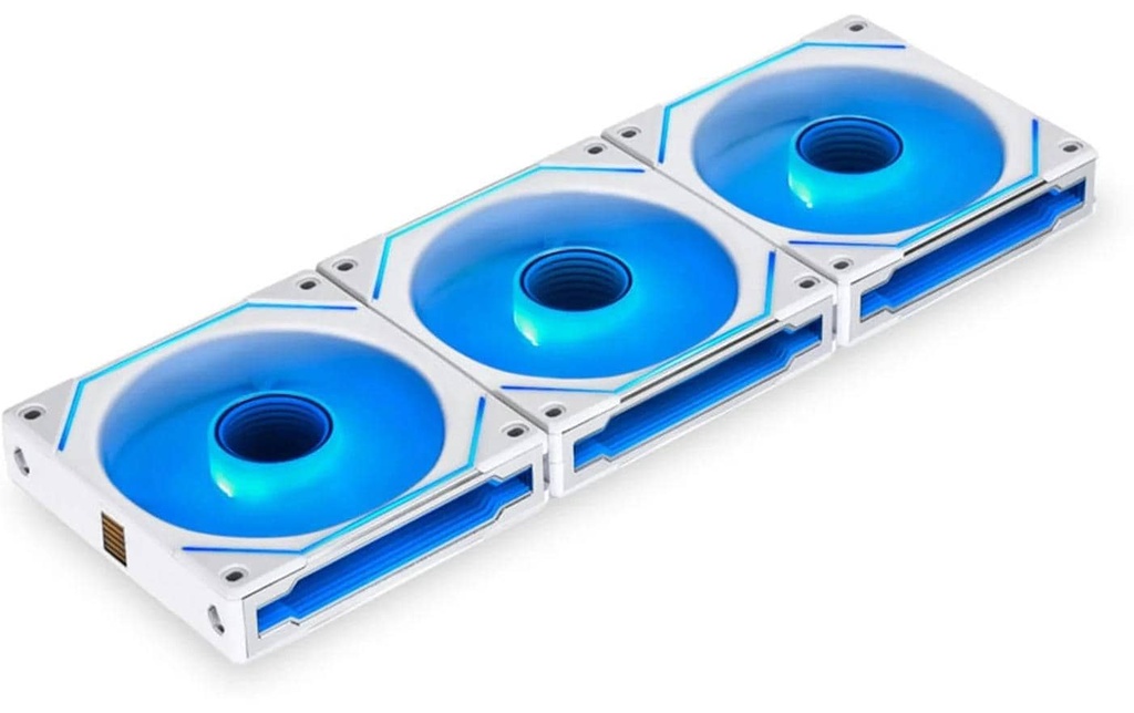 Lian Li Ventilateur PC UNI FAN SL120 ARGB Lot de 3, blanc