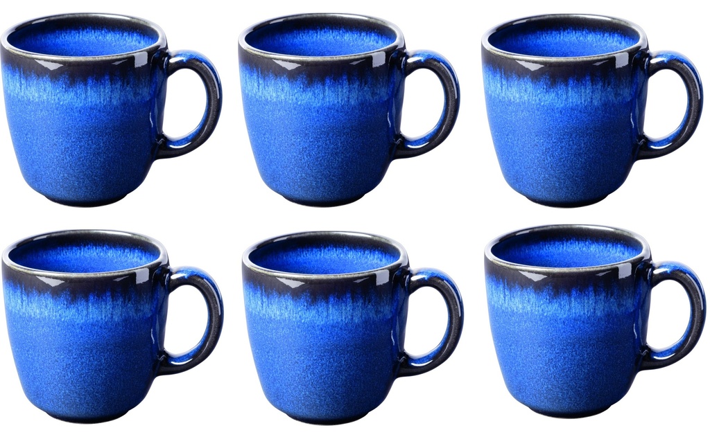 Villeroy & Boch Tasse à café Lave 190 ml, 6 Pièce/s, Bleu
