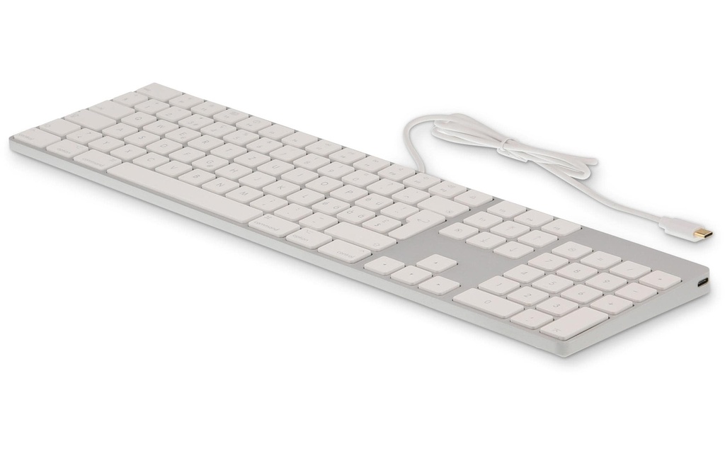 LMP Clavier KB-1843 Argent, disposition CH avec clavier numérique